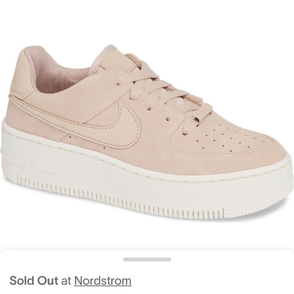 Nike Air Force 1 Sage low platform sneaker size 5.5M